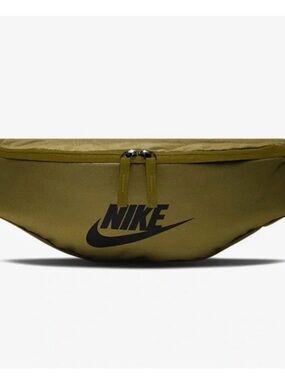 Nike Heritage Olive Green Waist Pack — Unisex Casual Fanny Pack
